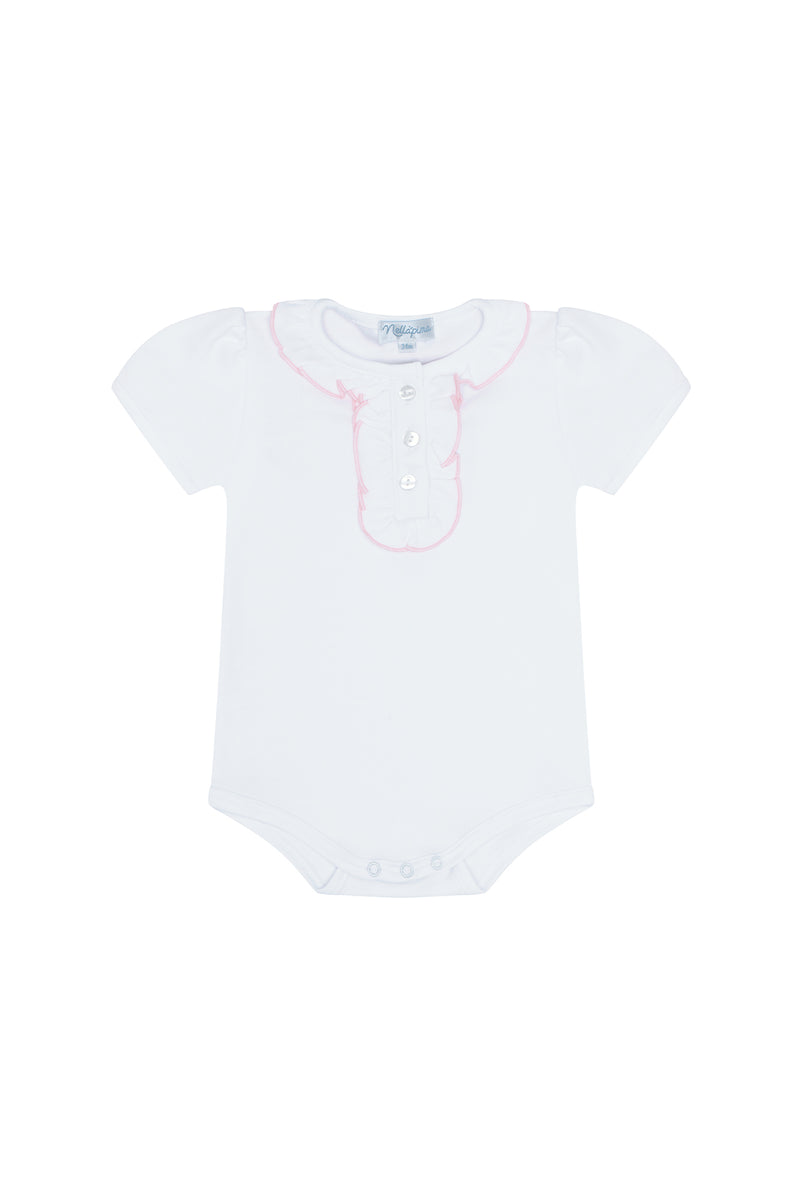 Ruffle Short Sleeve Onesie