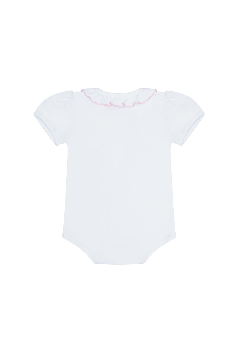 Ruffle Short Sleeve Onesie