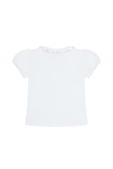 Ruffle Short Sleeve Tee