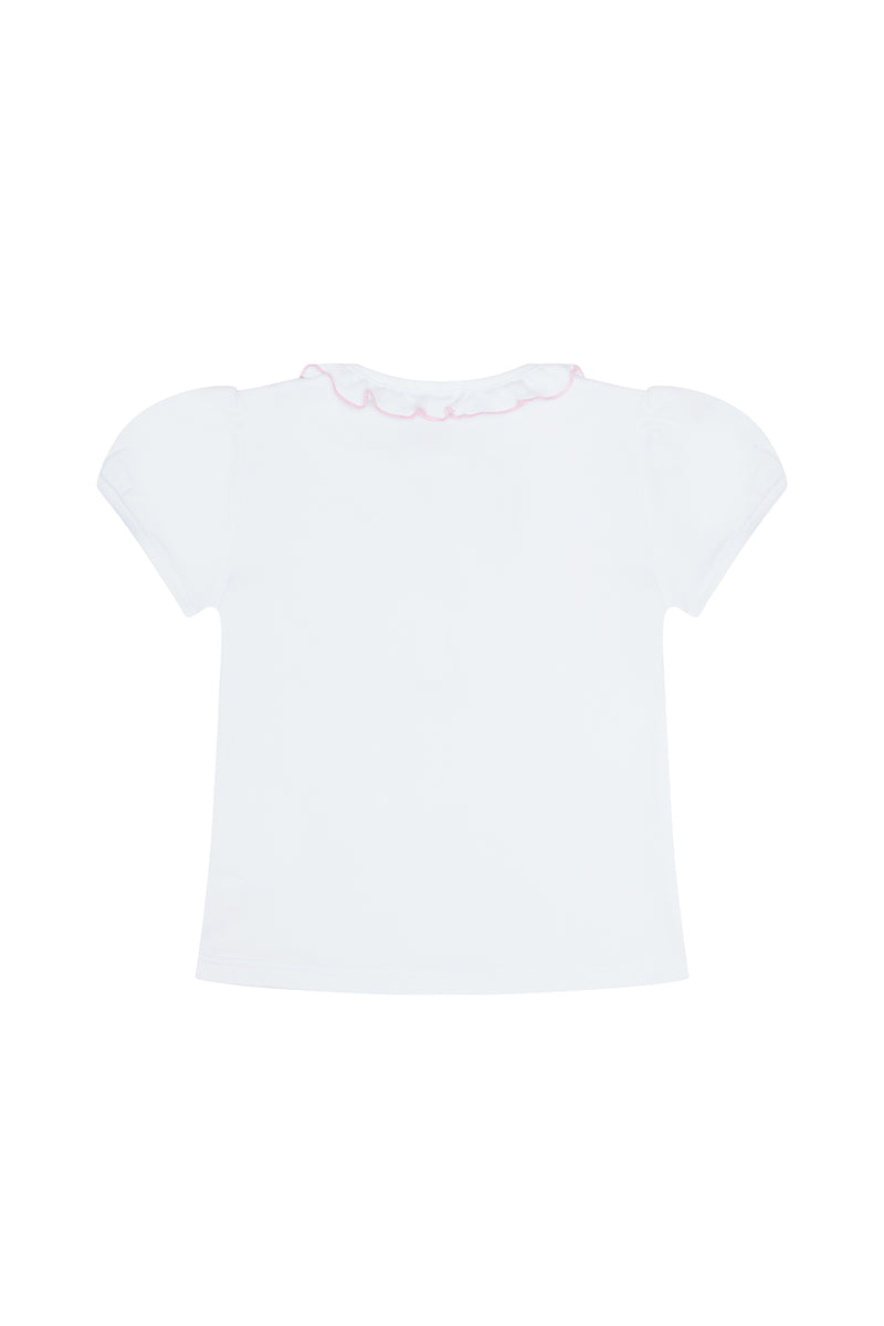 Ruffle Short Sleeve Tee