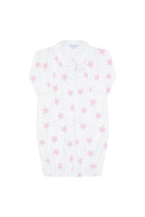 Pink Stars Print Converter Gown