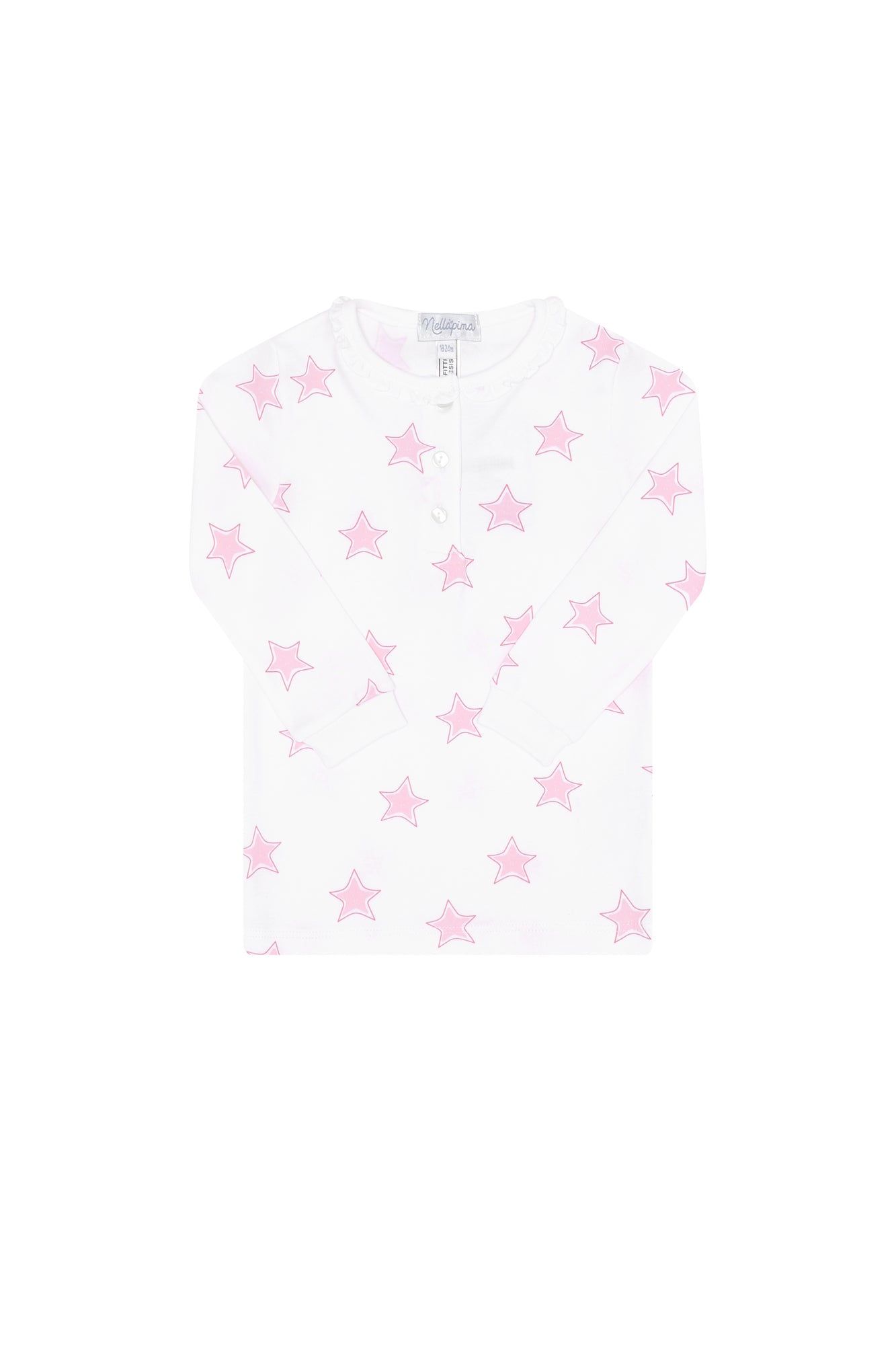 Pink Stars Print Pajama – Nella Pima