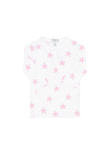 Pink Stars Print Pajama