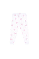 Pink Stars Print Pajama