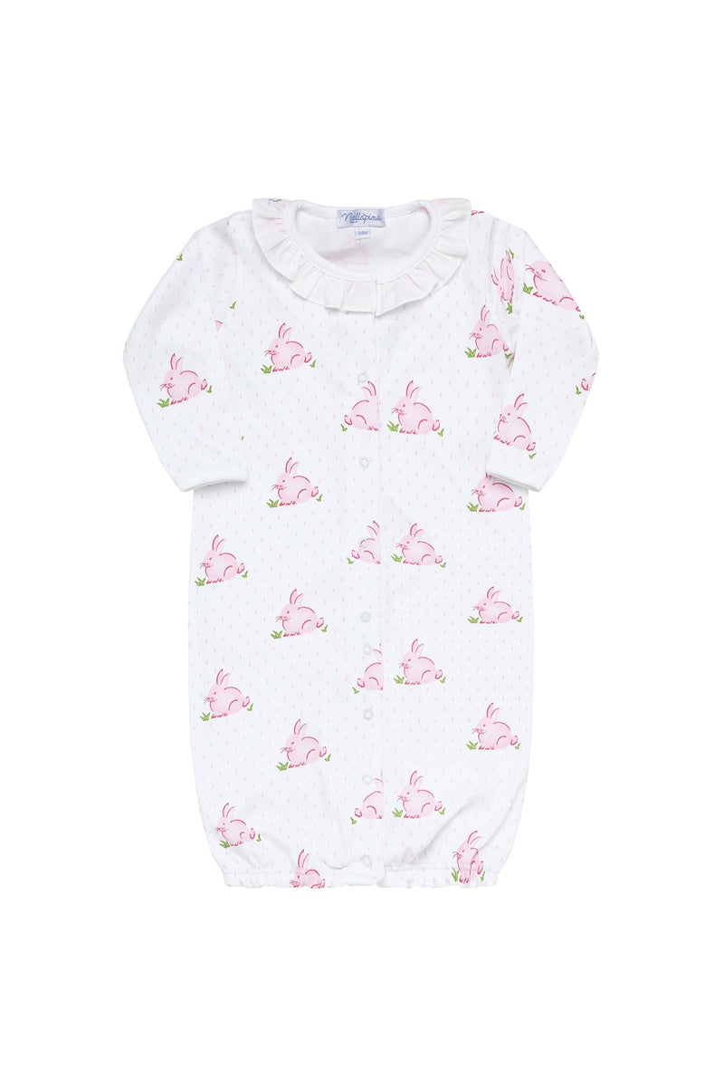 Pink Bunny Baby Converter Gown