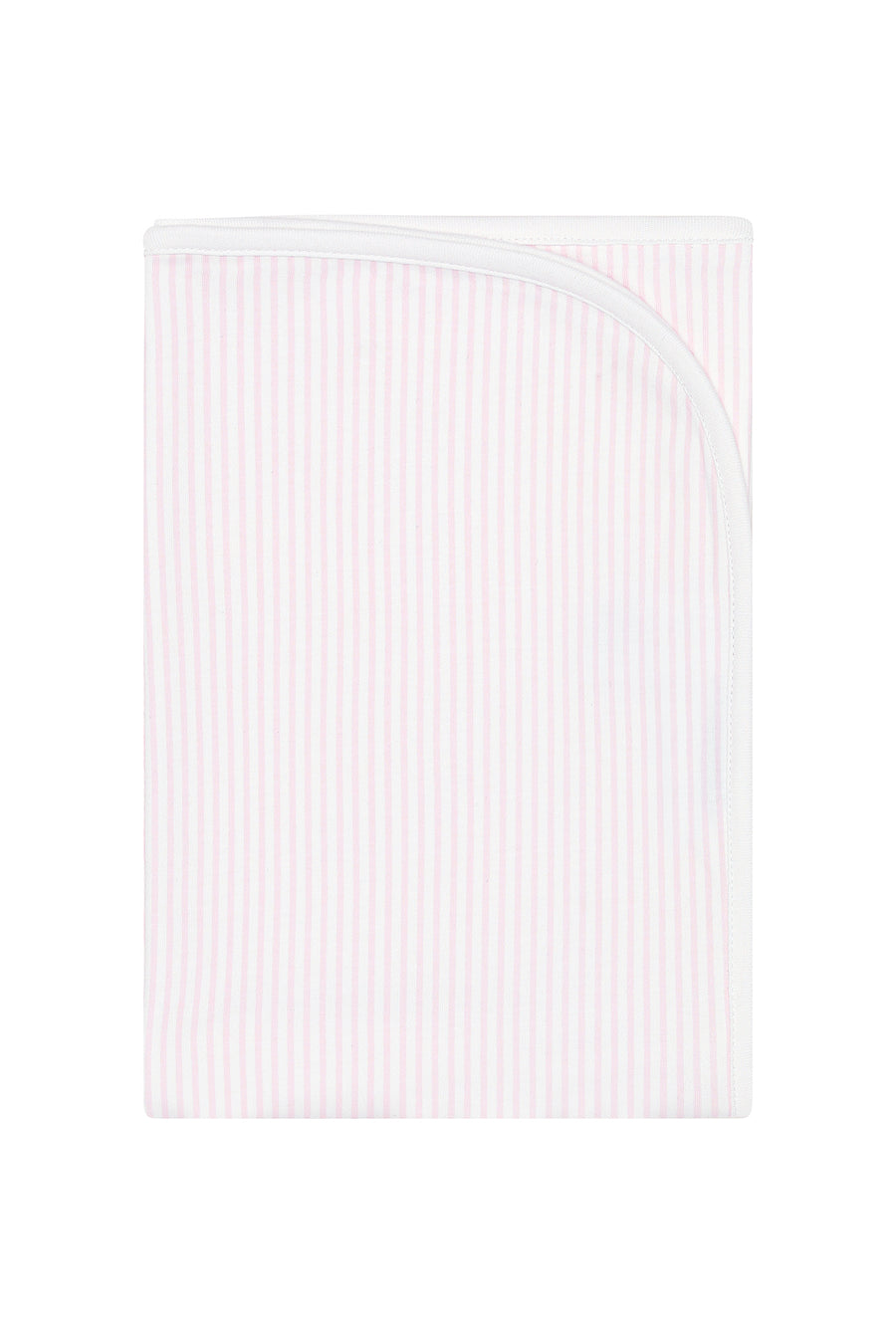 Pink Classic Stripes Receiving Blanket