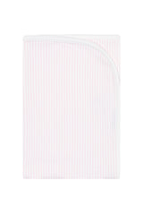 Pink Classic Stripes Receiving Blanket