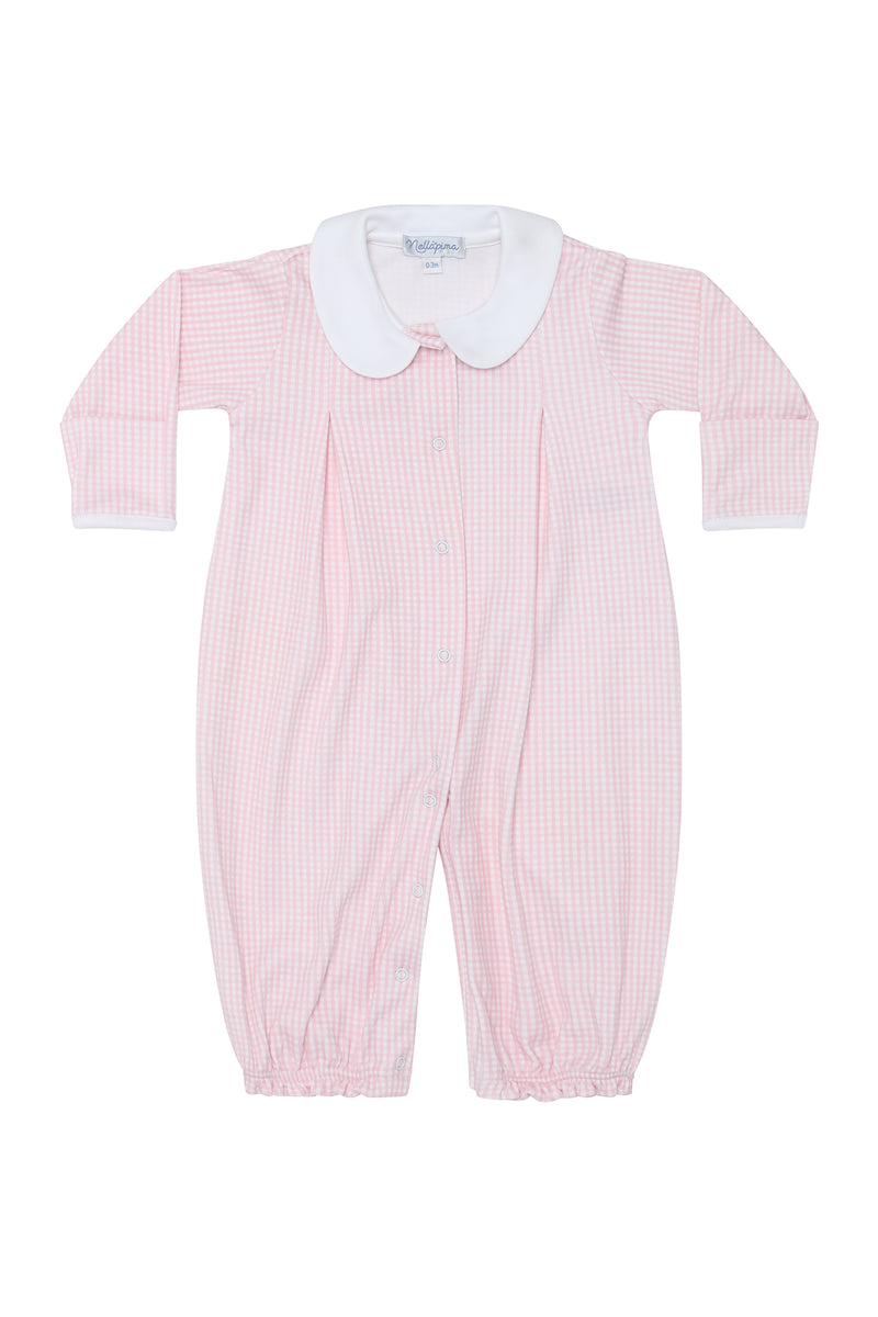 Pink Gingham Converter Gown