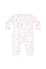 Pink London Toile Romper LS