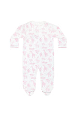 Pink Safari Crossover Footie
