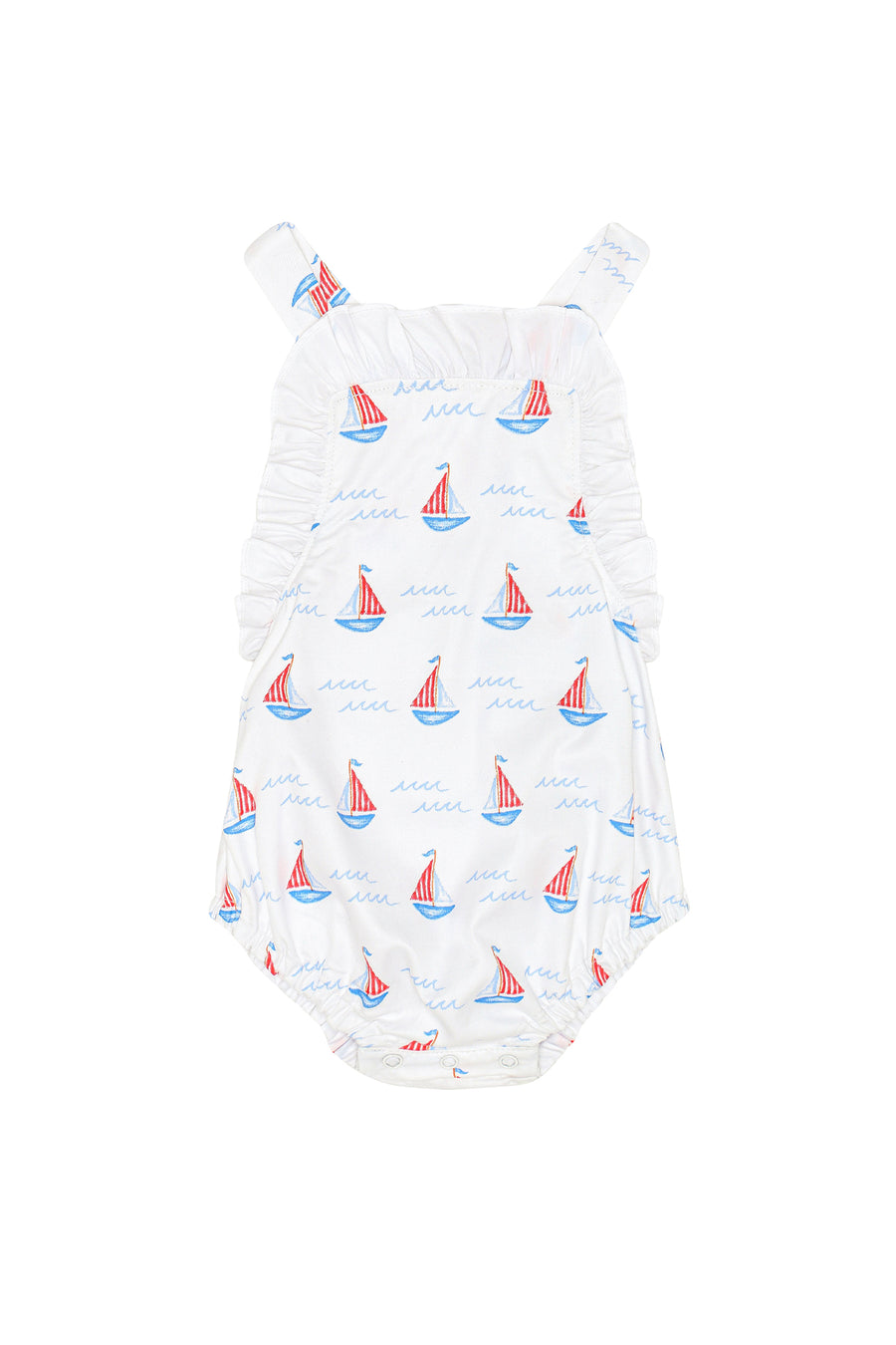 Sailboats Woven Summer Bubble