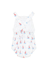Sailboats Woven Summer Bubble