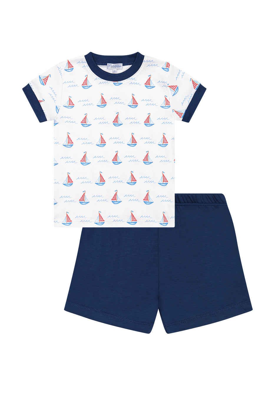 Sailboats Boy Short Set