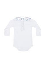 Nella Scallops Long Sleeve Onesie