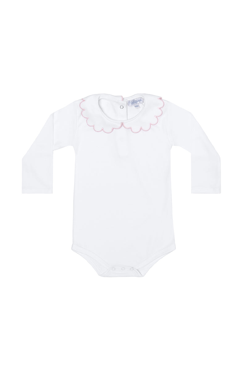 Nella Scallops Long Sleeve Onesie