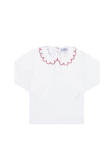 Nella Scallops Long Sleeve Tee