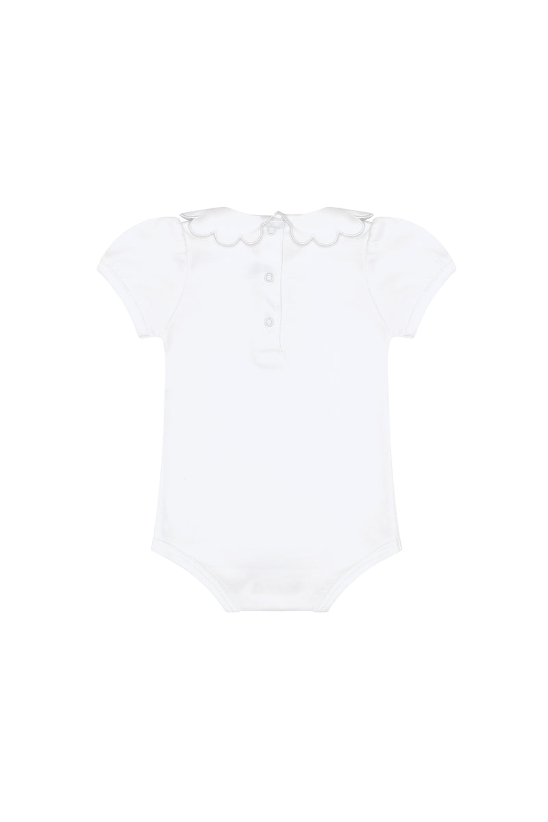 Nella Scallops Short Sleeve Onesie