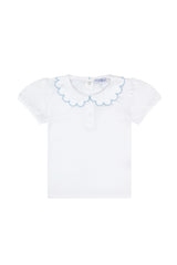 Nella Scallops Short Sleeve Tee