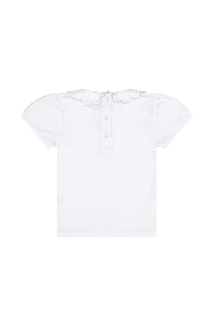 Nella Scallops Short Sleeve Tee