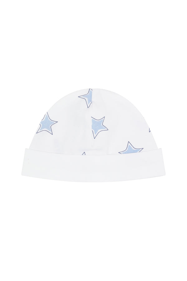 Blue Stars Print Hat