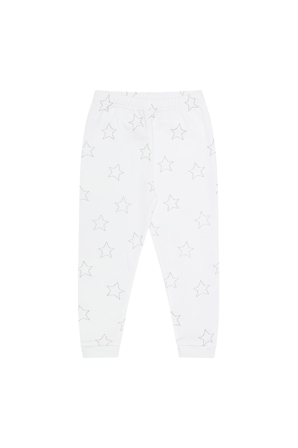 Grey Stars Print Pajama