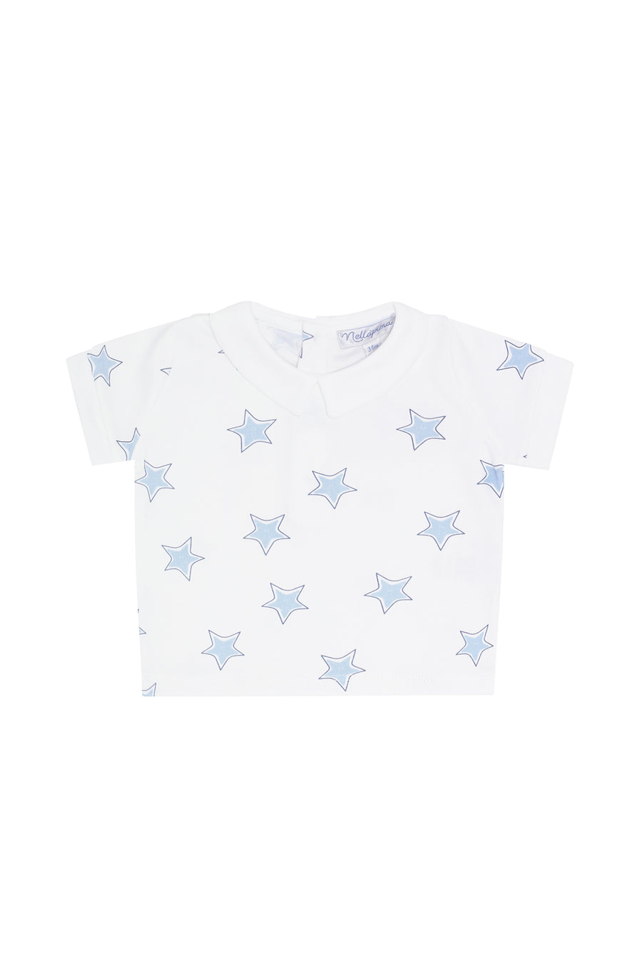 Blue Stars Print Diaper Cover Set