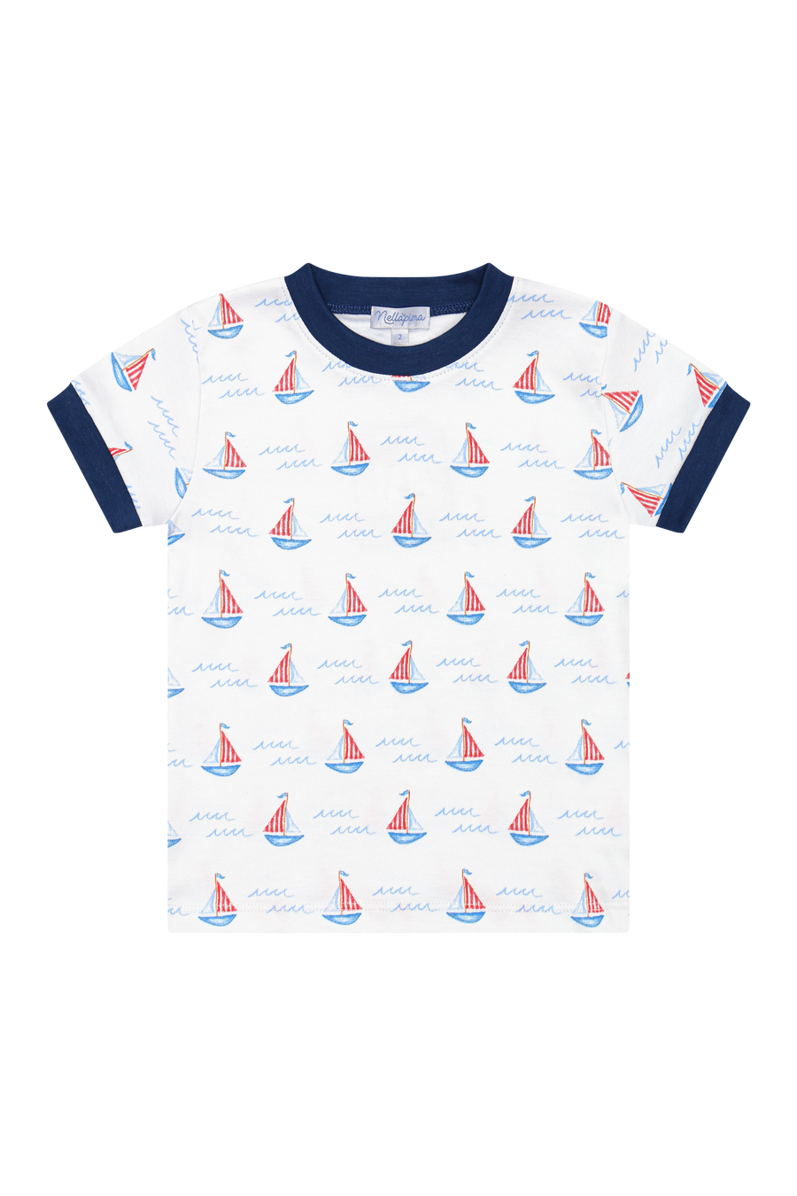 Sailboats Boy Short Set
