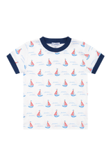Sailboats Boy Short Set