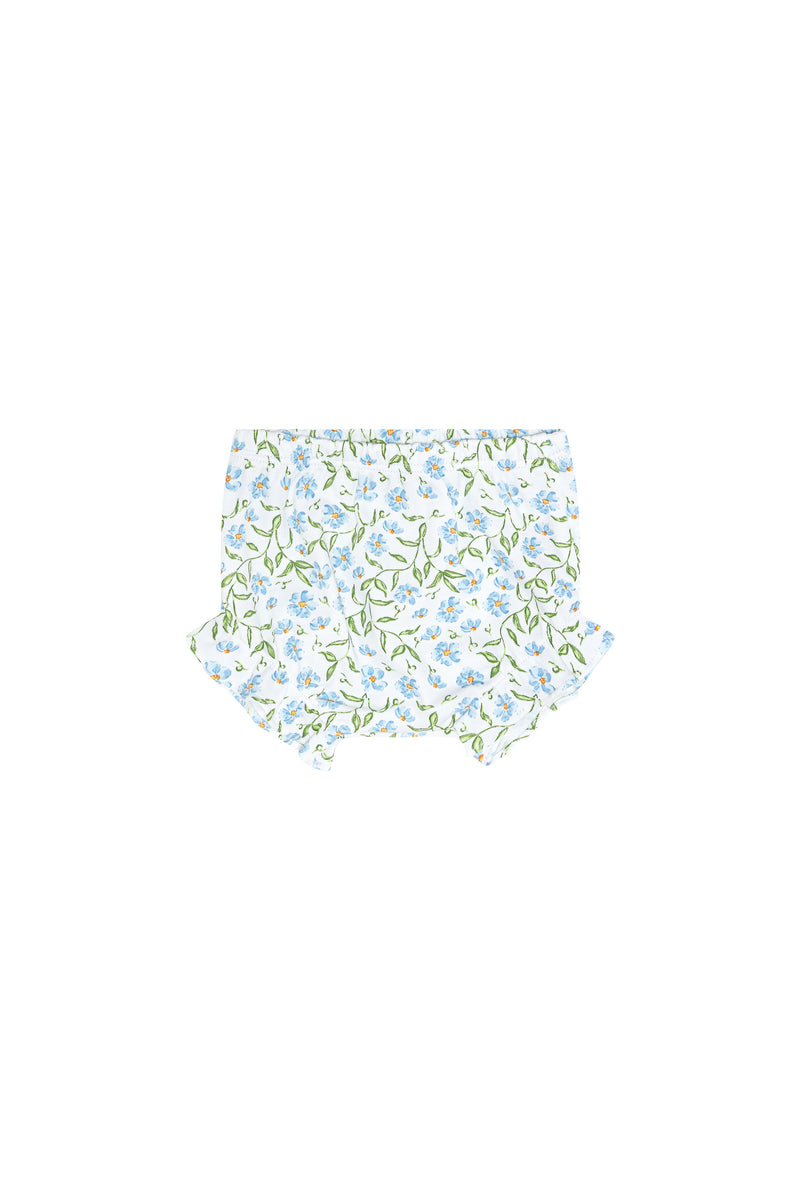 Blue Vines Print Onesie Set