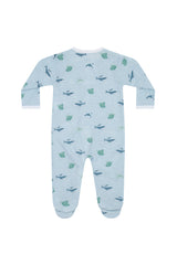Sea Life Zipper Footie