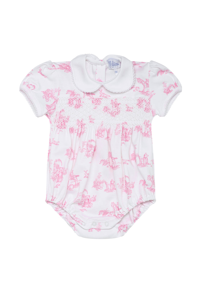 Pink Toile Baby Bubble