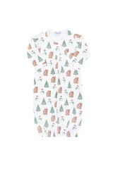 Wonderland Christmas Print Gown