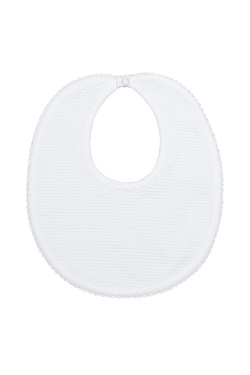 White Bubble Baby Bib