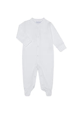 White Bubble Baby Footie