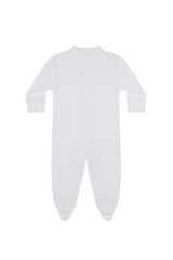 White Bubble Baby Footie