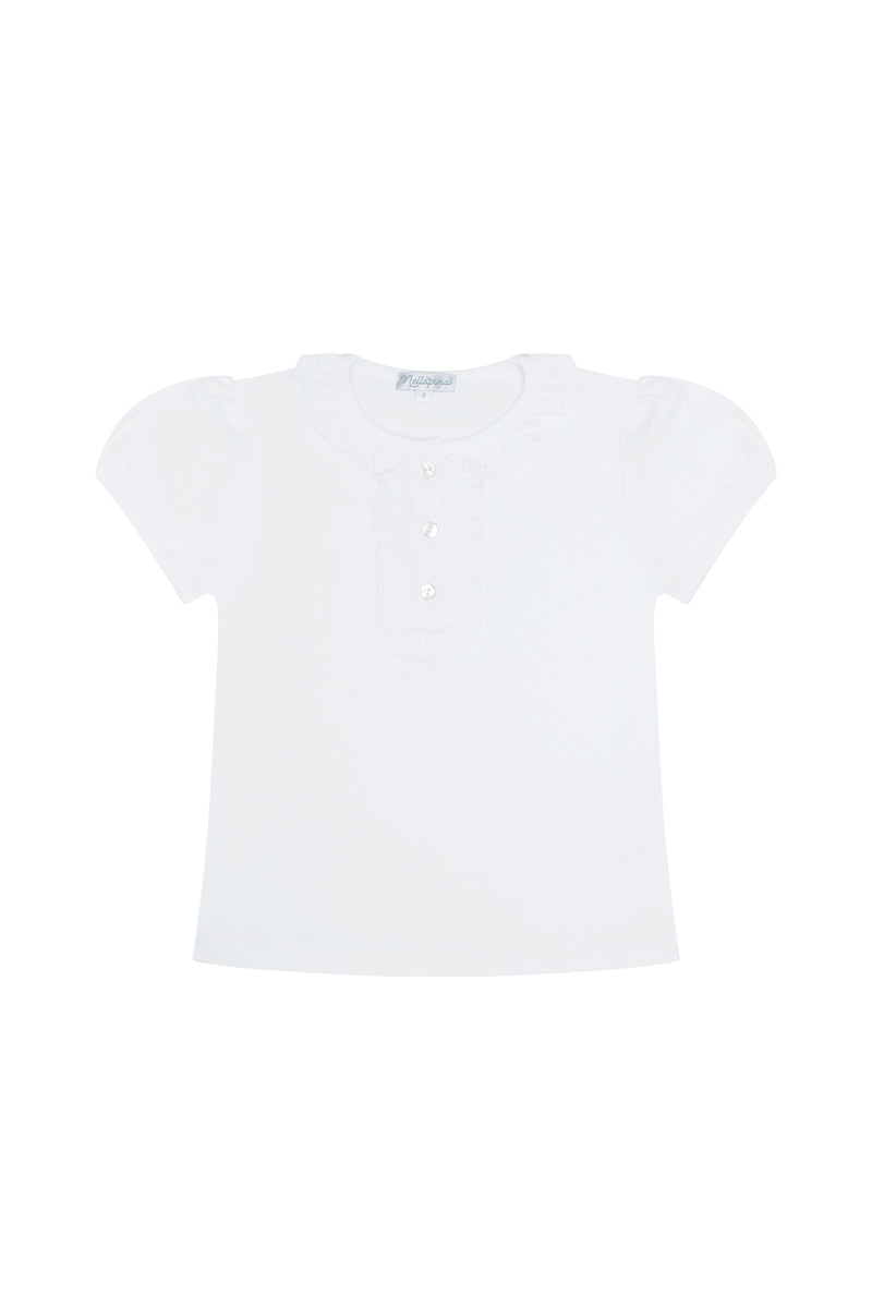 Ruffle Short Sleeve Tee