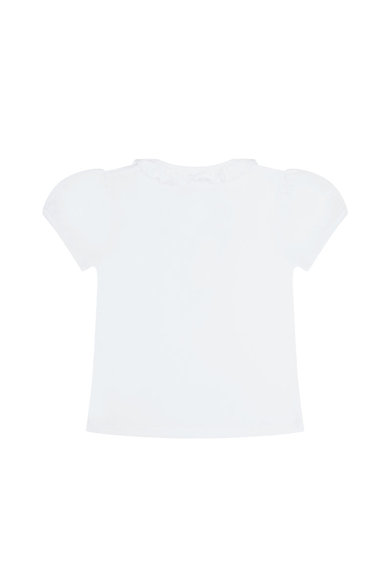 Ruffle Short Sleeve Tee