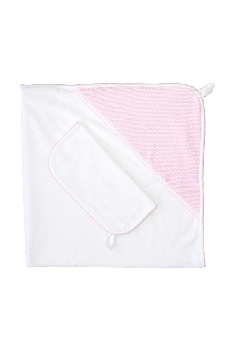 Bubble Hooded Towel - Pink
