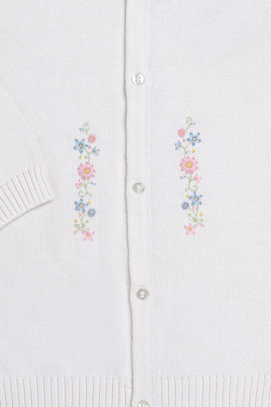 Flowers Knit Cardigan