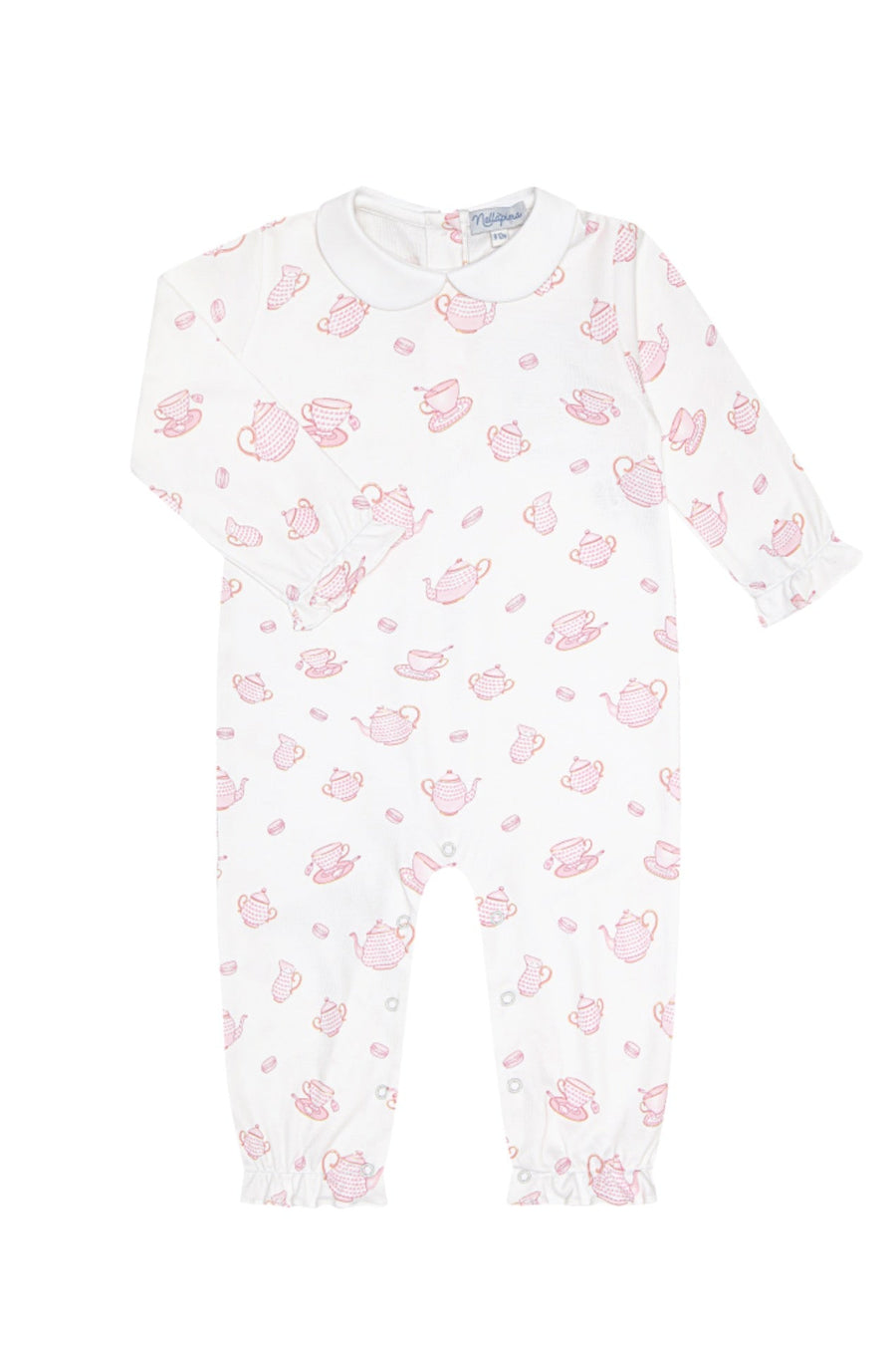 Petite Tea Time Print Romper long sleeve - Nellapima