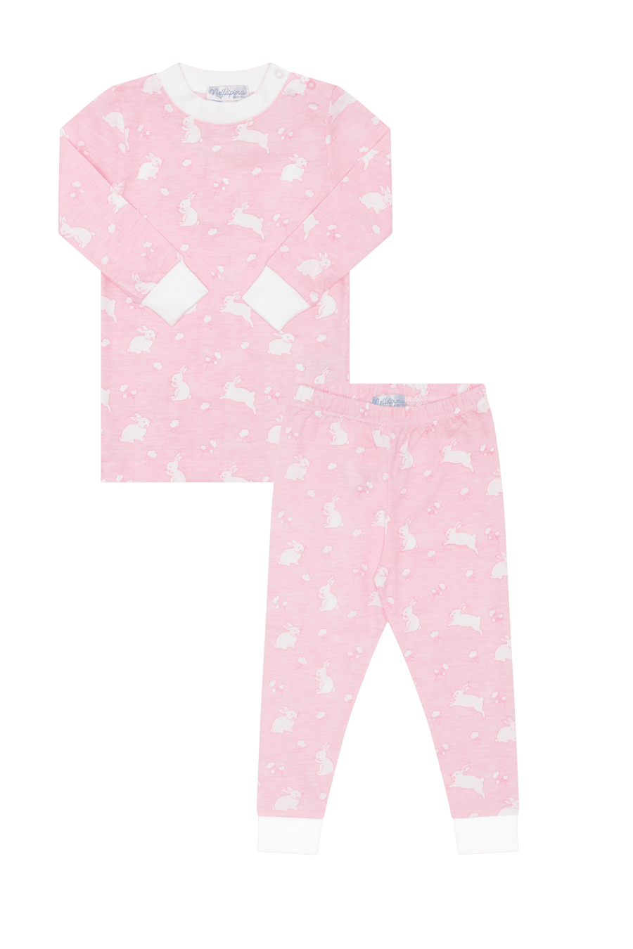 Pink Bunny Cotton Pajamas - Nellapima