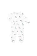 Pink Merry Sleighs Zipper Footie - Nellapima