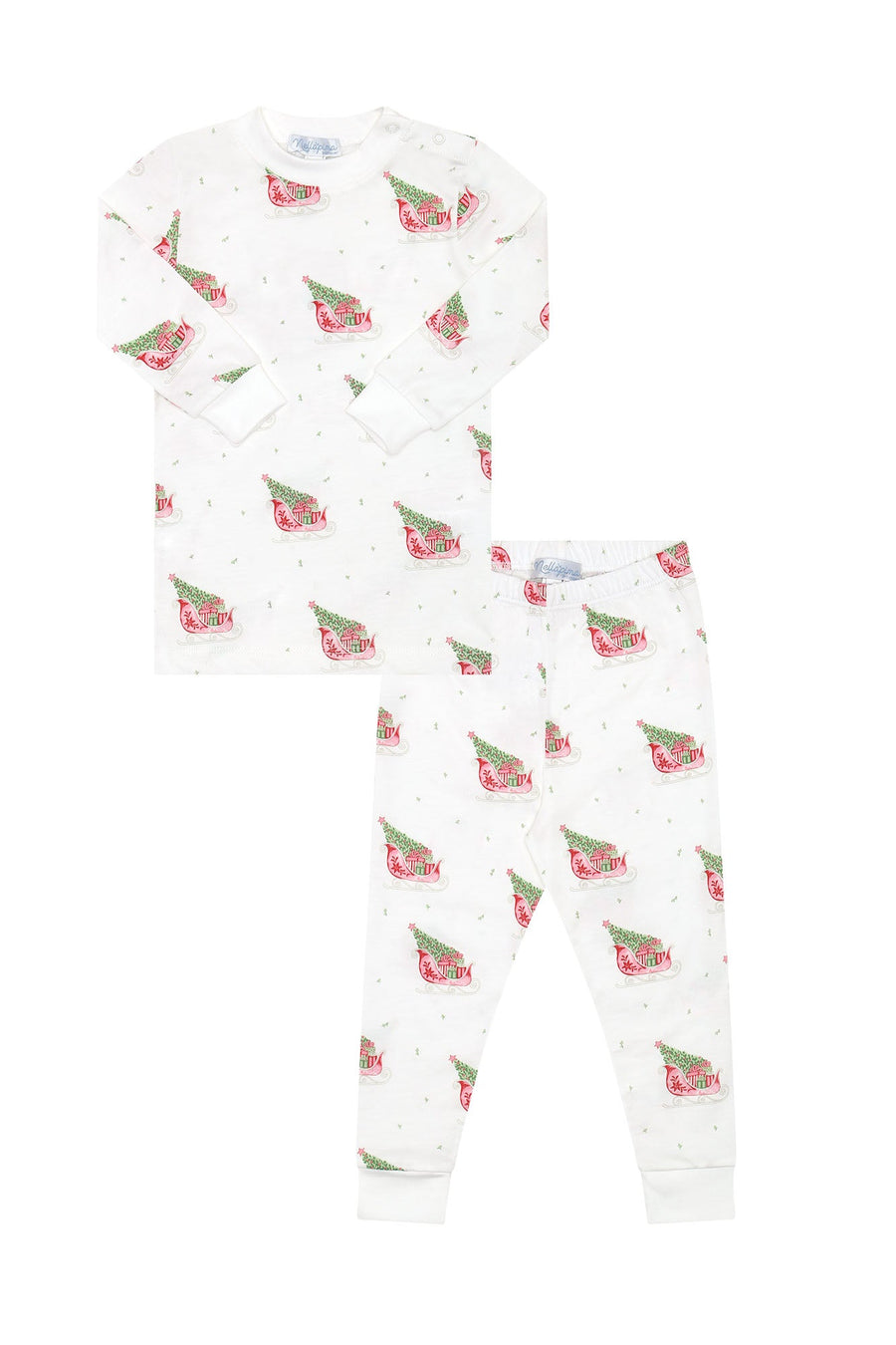 Red Merry Sleighs Pajamas - Nellapima