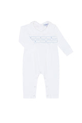 Signature Smocked Boys Playsuit - Nellapima