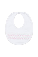 Signature Smocked Girls Bib - Nellapima
