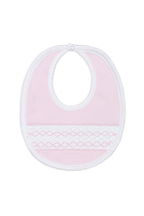 Signature Smocked Girls Bib - Nellapima