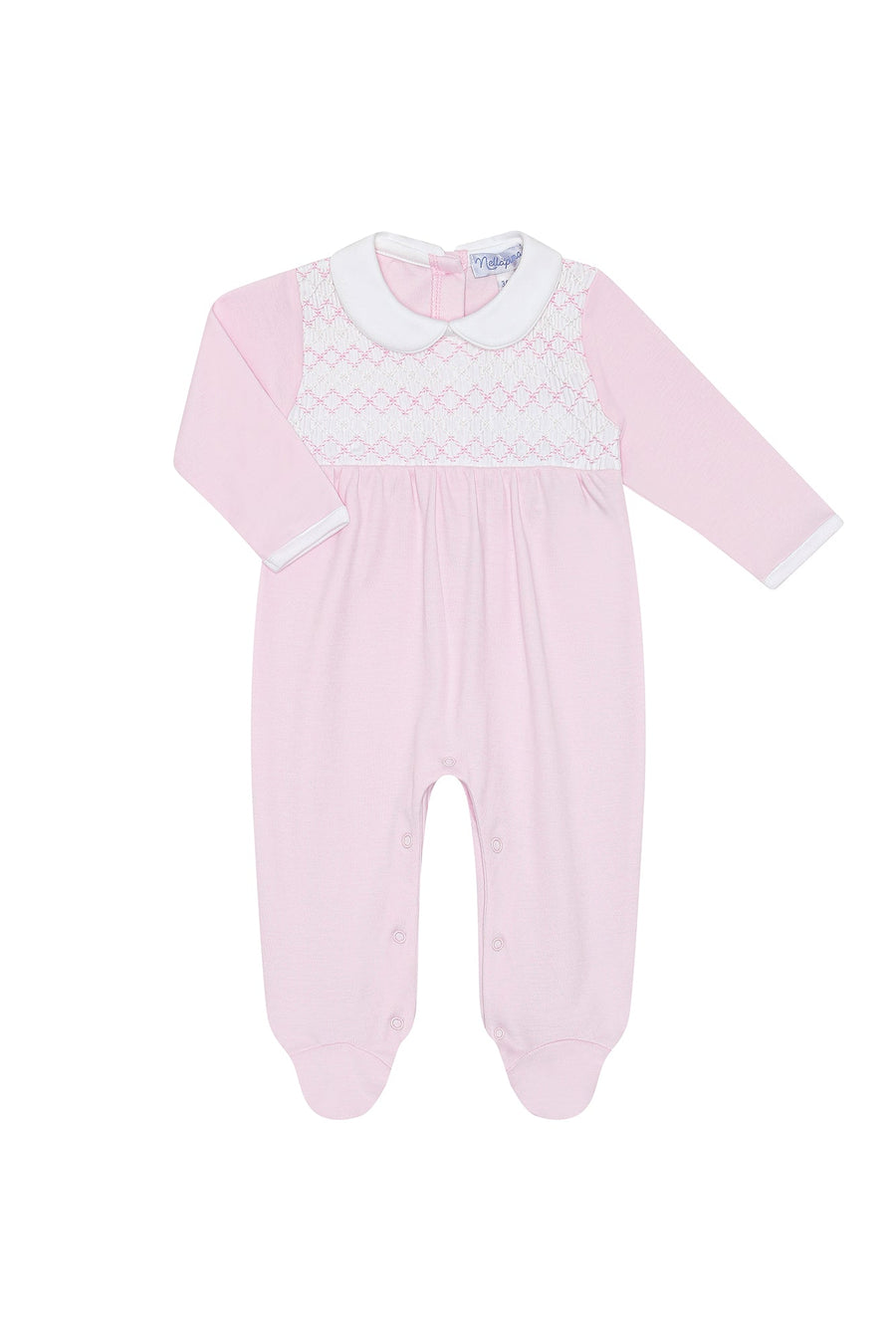 Signature Smocked Girls Footie - Nellapima