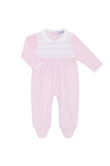 Signature Smocked Girls Footie - Nellapima