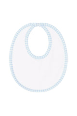 Blue Gingham Bib