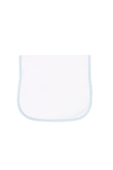 Blue Gingham Burp Cloth